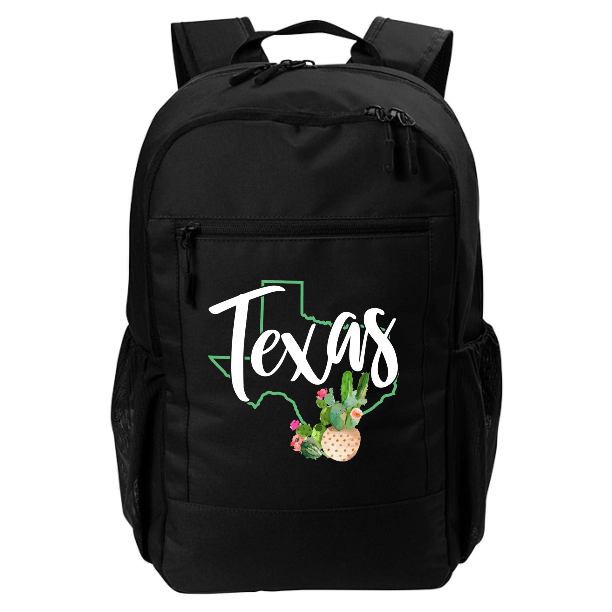 Texas State Map Pride Cactus Vintage Texas Gift Backpack