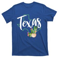 Texas State Map Pride Cactus Vintage Texas Gift T-Shirt