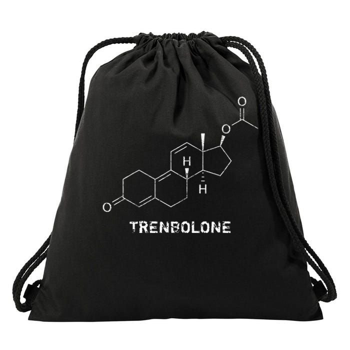 Trenbolone Steroid Molecule Hardcore Bodybuilding Drawstring Bag