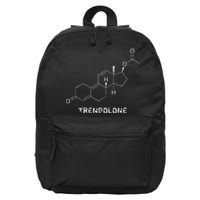 Trenbolone Steroid Molecule Hardcore Bodybuilding 16 in Basic Backpack