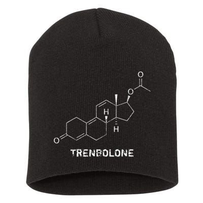 Trenbolone Steroid Molecule Hardcore Bodybuilding Short Acrylic Beanie