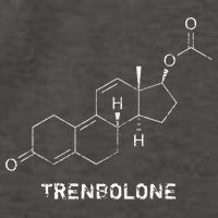 Trenbolone Steroid Molecule Hardcore Bodybuilding Vector Backpack