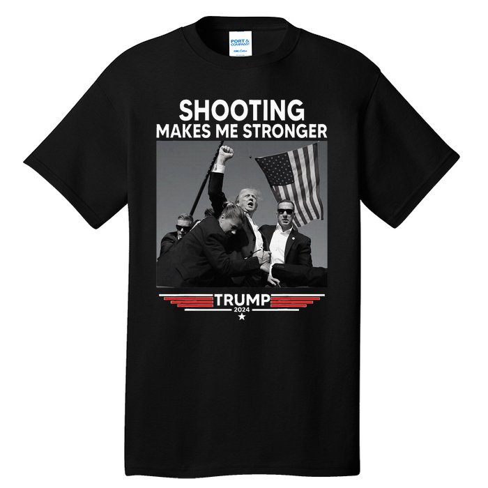 Trump Shooting Makes Me Stronger Shooting Tall T-Shirt