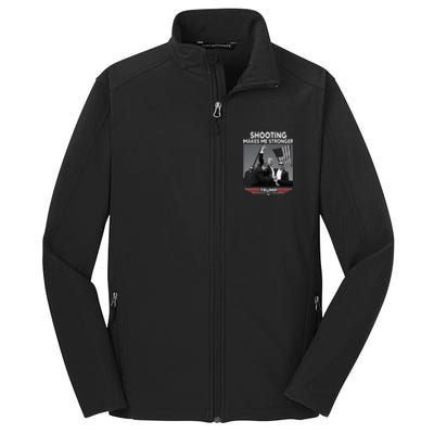 Trump Shooting Makes Me Stronger Shooting Core Soft Shell Jacket