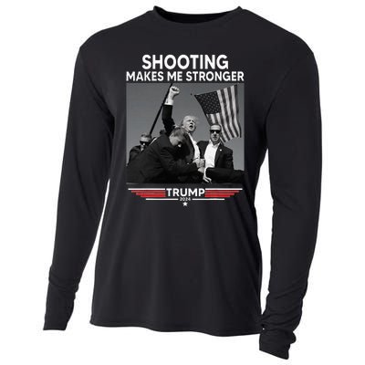 Trump Shooting Makes Me Stronger Shooting Cooling Performance Long Sleeve Crew