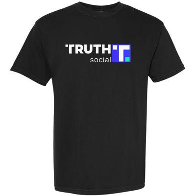 Truth Social Media Truth Social Trump Garment-Dyed Heavyweight T-Shirt