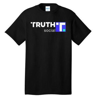 Truth Social Media Truth Social Trump Tall T-Shirt