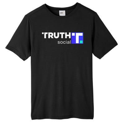 Truth Social Media Truth Social Trump Tall Fusion ChromaSoft Performance T-Shirt