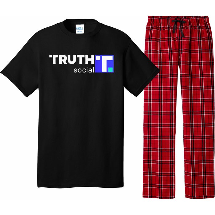 Truth Social Media Truth Social Trump Pajama Set