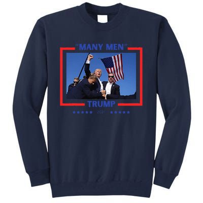 Trump Shot Many Meme Tall Sweatshirt