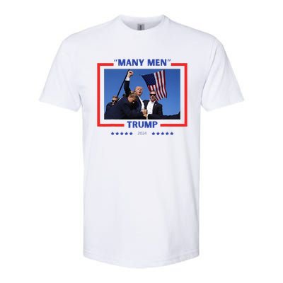 Trump Shot Many Meme Softstyle CVC T-Shirt