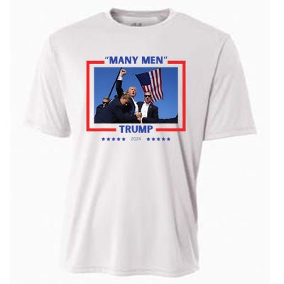 Trump Shot Many Meme Cooling Performance Crew T-Shirt