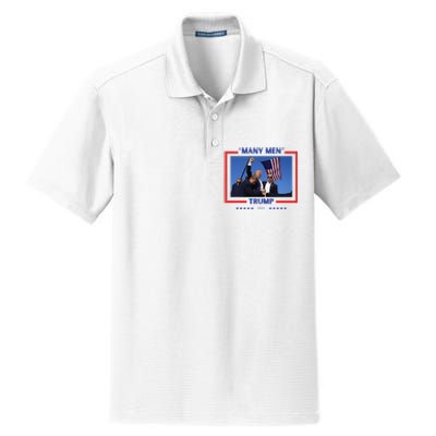 Trump Shot Many Meme Dry Zone Grid Polo