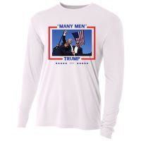 Trump Shot Many Meme Cooling Performance Long Sleeve Crew