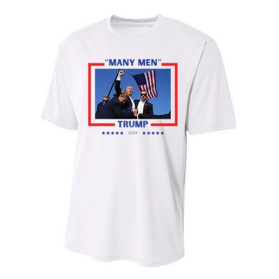 Trump Shot Many Meme Performance Sprint T-Shirt