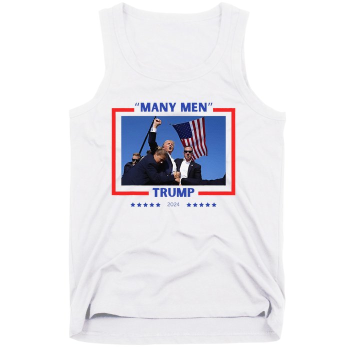 Trump Shot Many Meme Tank Top