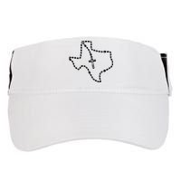 Texas State Map Catholic Rosary Adult Drive Performance Visor