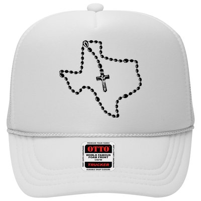 Texas State Map Catholic Rosary Trucker Hat