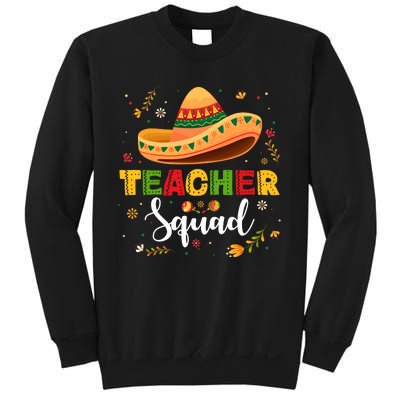 Teacher Squad Mexican Party Cinco De Mayo Sweatshirt