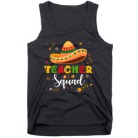 Teacher Squad Mexican Party Cinco De Mayo Tank Top