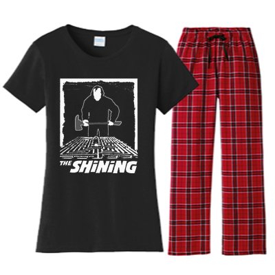 The Shining Maze White Women's Flannel Pajama Set