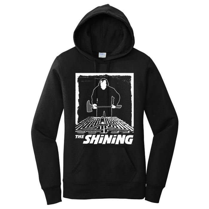 The Shining Maze White Women's Pullover Hoodie