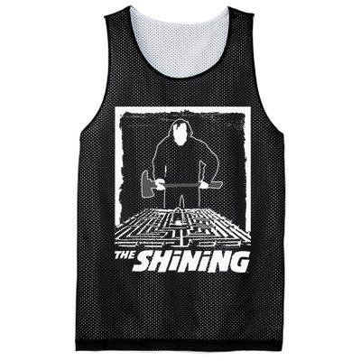 The Shining Maze White Mesh Reversible Basketball Jersey Tank