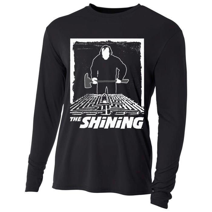 The Shining Maze White Cooling Performance Long Sleeve Crew