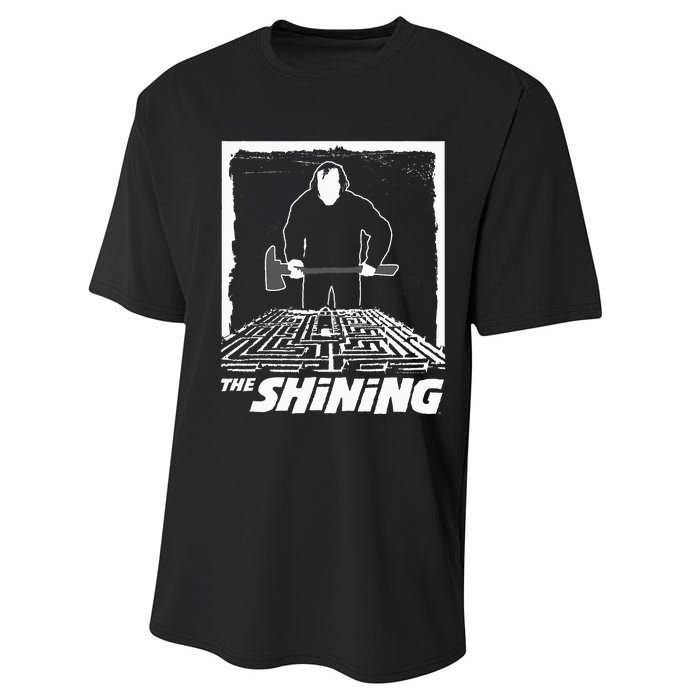 The Shining Maze White Performance Sprint T-Shirt