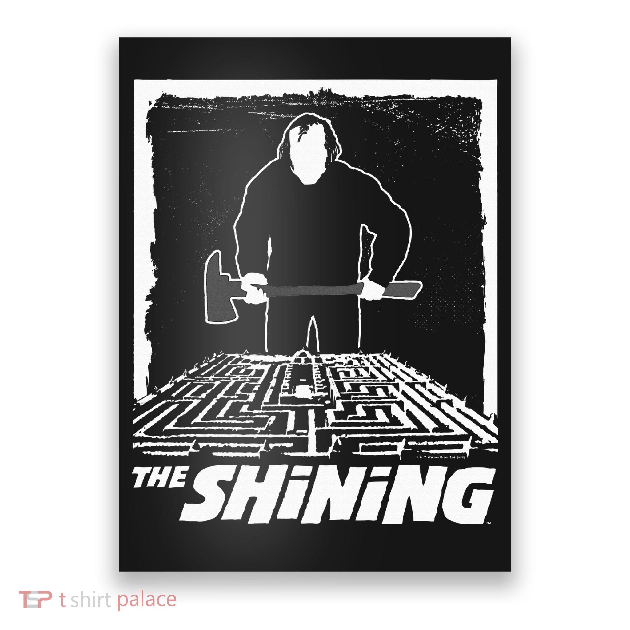 The Shining Maze White Poster