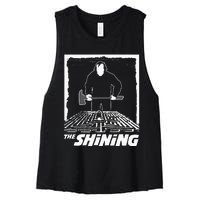 The Shining Maze White Women's Racerback Cropped Tank