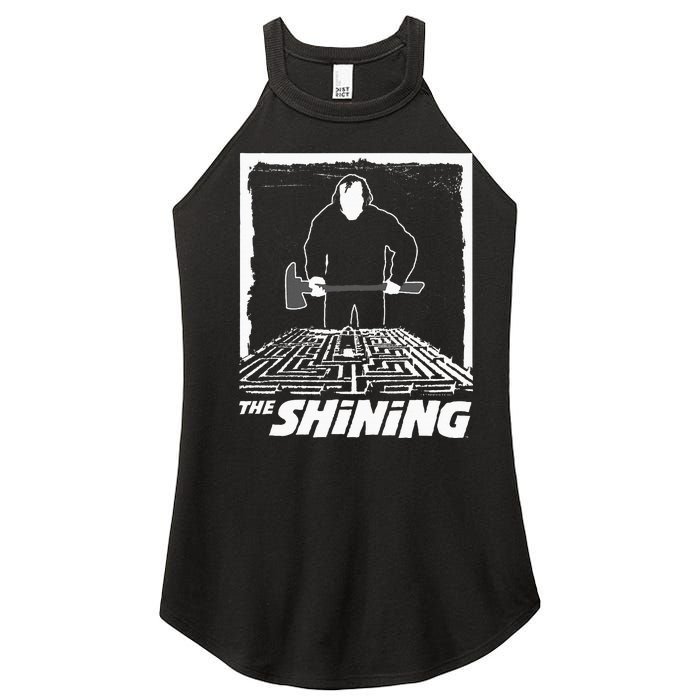 The Shining Maze White Women's Perfect Tri Rocker Tank