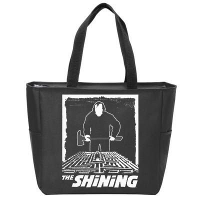 The Shining Maze White Zip Tote Bag