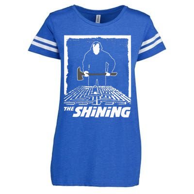 The Shining Maze White Enza Ladies Jersey Football T-Shirt