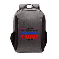 The Silent Majority Stands With Trump Usa Flag Trump 2024 Gift Vector Backpack