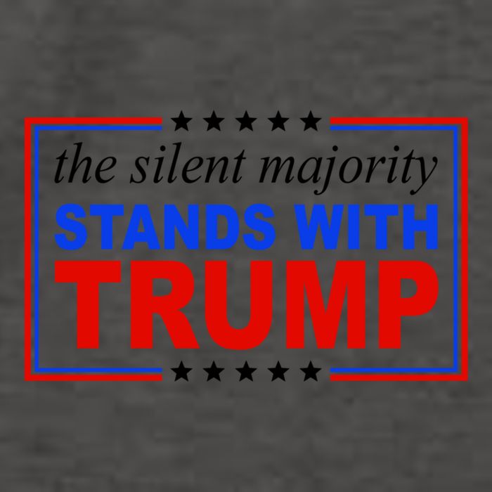 The Silent Majority Stands With Trump Usa Flag Trump 2024 Gift Vector Backpack