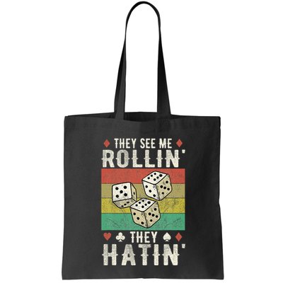 They See Me Rollin They Hatin Vintage Dice Bag
