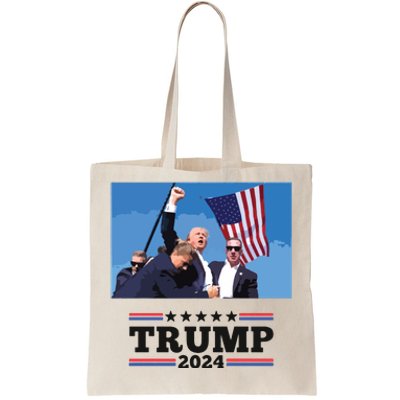 Trump Shooting Mugshot Trumpshirt Shot Tote Bag