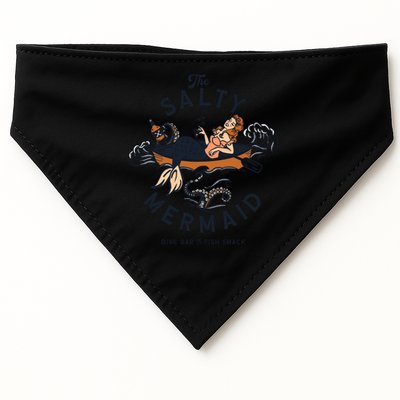 The Salty Mermaid Dive Bar &Amp; Fish Shack USA-Made Doggie Bandana