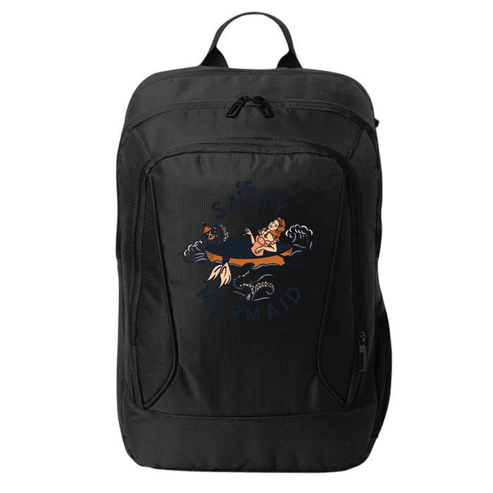 The Salty Mermaid Dive Bar &Amp; Fish Shack City Backpack