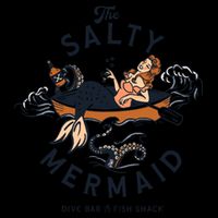 The Salty Mermaid Dive Bar &Amp; Fish Shack City Backpack