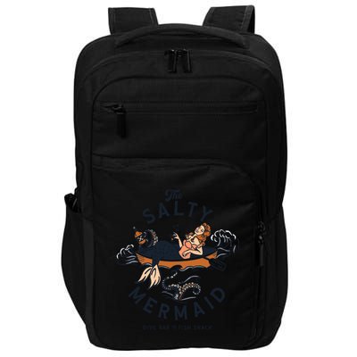The Salty Mermaid Dive Bar &Amp; Fish Shack Impact Tech Backpack