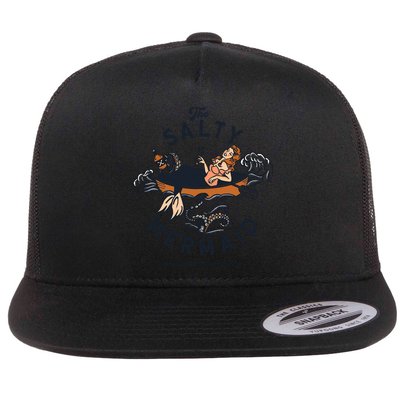 The Salty Mermaid Dive Bar &Amp; Fish Shack Flatbill Hat