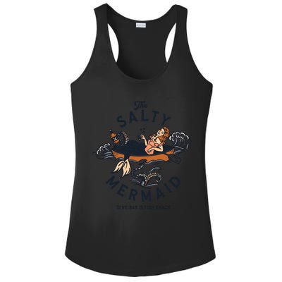 The Salty Mermaid Dive Bar &Amp; Fish Shack Ladies PosiCharge Competitor Racerback Tank