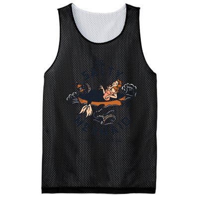 The Salty Mermaid Dive Bar &Amp; Fish Shack Mesh Reversible Basketball Jersey Tank