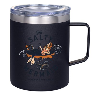 The Salty Mermaid Dive Bar &Amp; Fish Shack 12oz Stainless Steel Coffee Mug