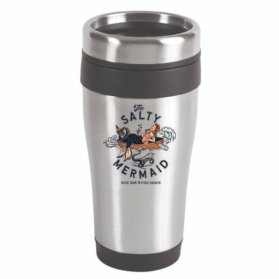 The Salty Mermaid Dive Bar &Amp; Fish Shack 16oz Travel Tumbler