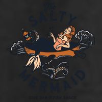 The Salty Mermaid Dive Bar &Amp; Fish Shack Golf Towel