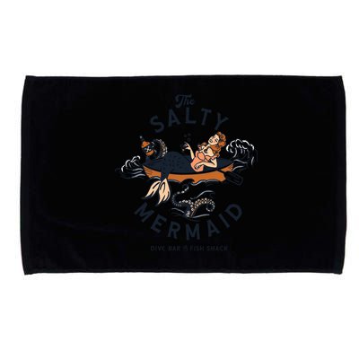 The Salty Mermaid Dive Bar &Amp; Fish Shack Microfiber Hand Towel