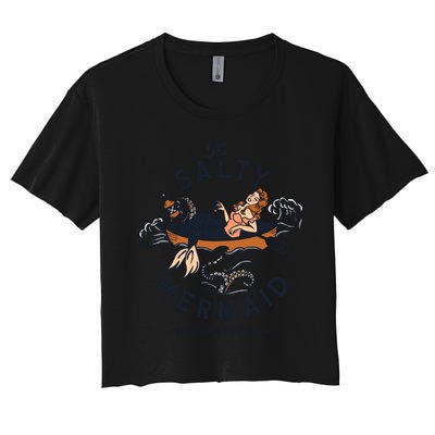 The Salty Mermaid Dive Bar &Amp; Fish Shack Crop Top